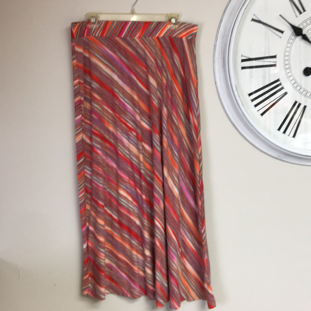 *3/$20*  Cato stripped maxi skirt